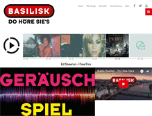Tablet Screenshot of basilisk.ch